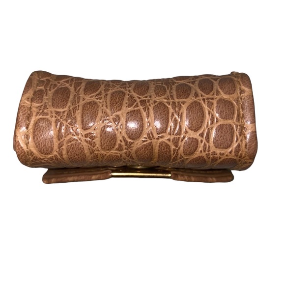 Vintage Roger Gimbel Accessories Pebbled Vegan Leather Mini Coin Purse Keychain - Picture 4 of 10